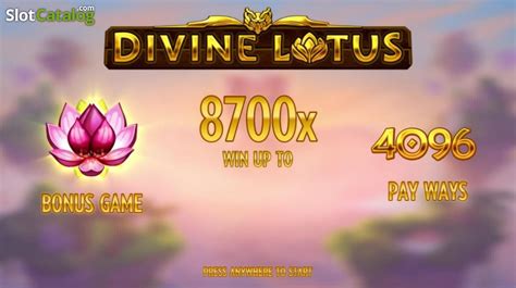 divine lotus casinos|Divine Lotus Slot Free Demo, Game Review & Bonus.